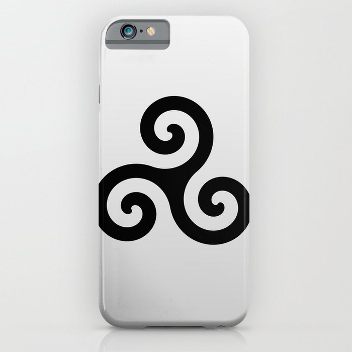 Triskele 8 -triskelion,triquètre,triscèle,spiral,celtic,Trisquelión,rotational iPhone Case