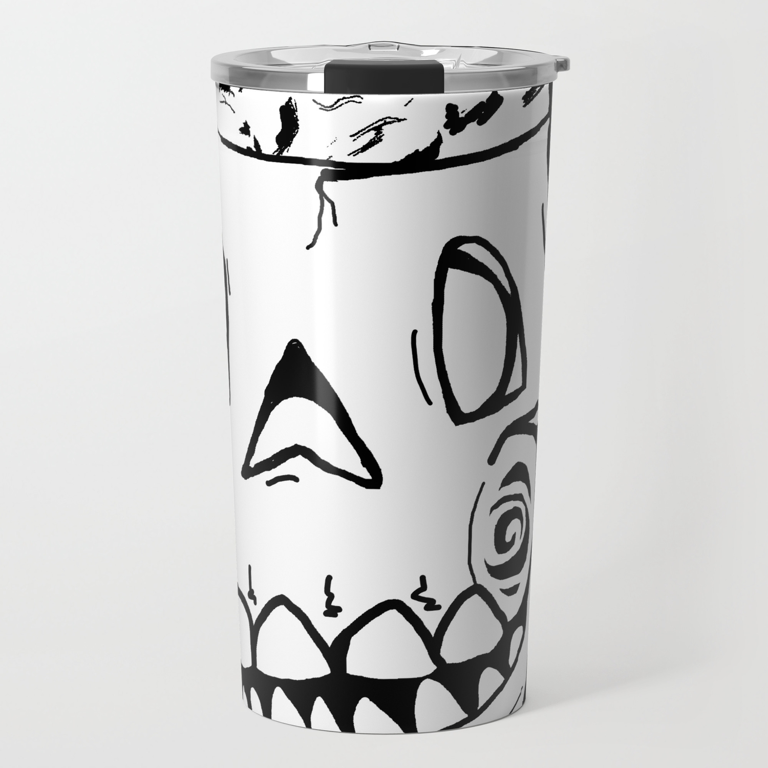 Grave Dance Designs B W Travel Mug By Cashmakesart Society6