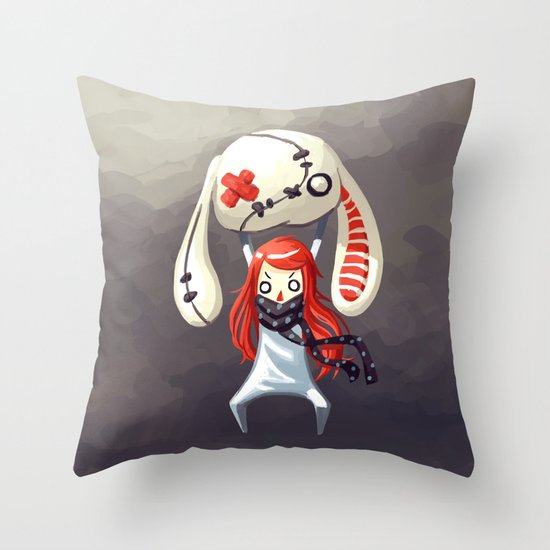 Bunny Plush Throw Pillow