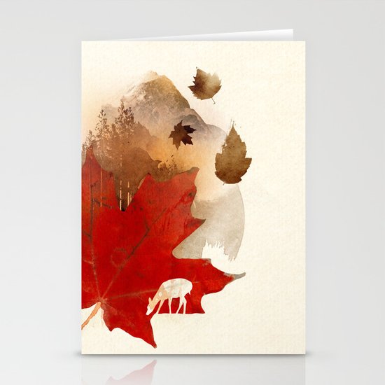 Autmn is coming Stationery Cards