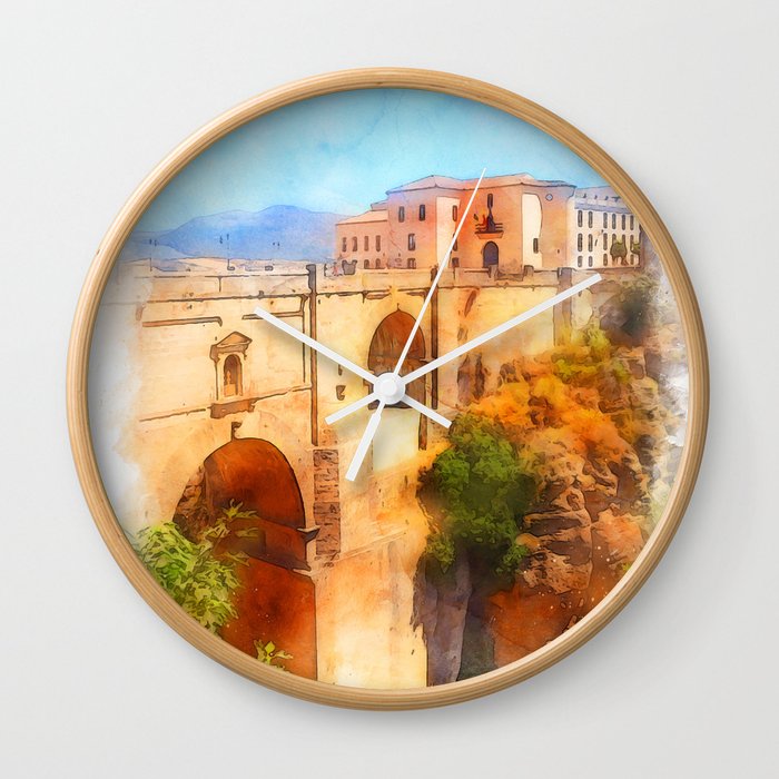 Ronda, Spain Wall Clock