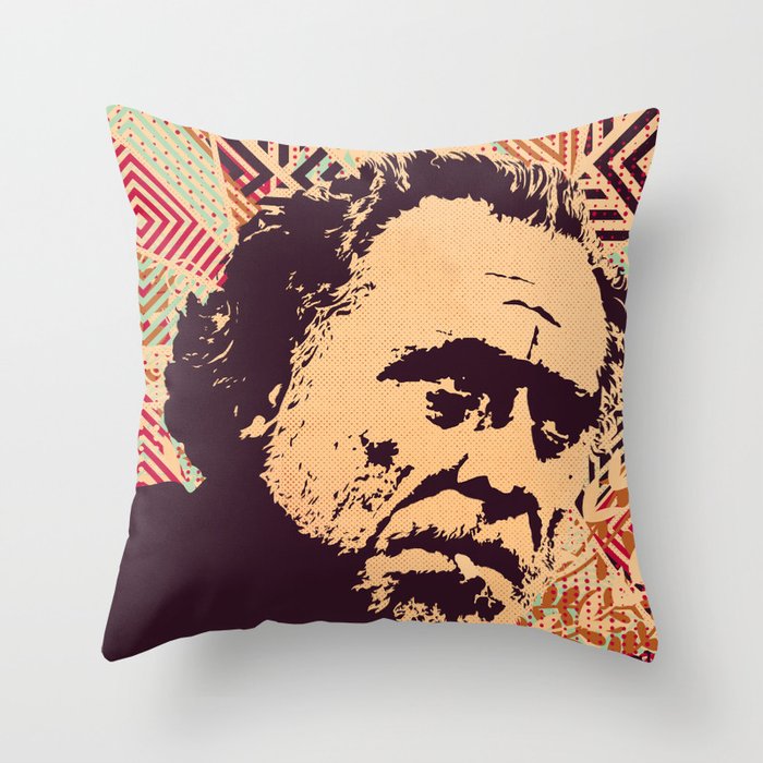 Bukowski Throw Pillow
