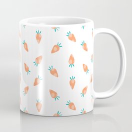 millennium white carrot pattern Coffee Mug