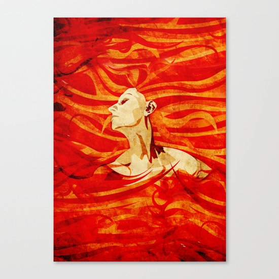 Caught on Fire Canvas Print