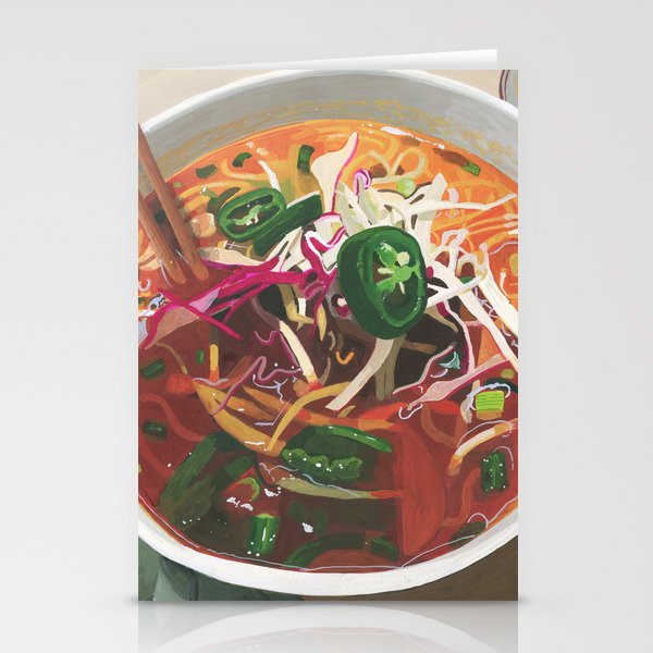 Noodle Soup Stationery Cards