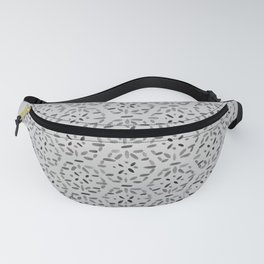 unique grey pattern design Fanny Pack