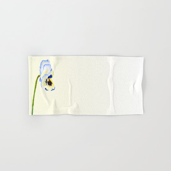 one pansy Hand & Bath Towel