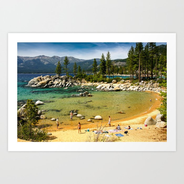 Sand Harbor, Lake Tahoe Art Print