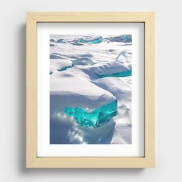 ice Recessed Framed Print