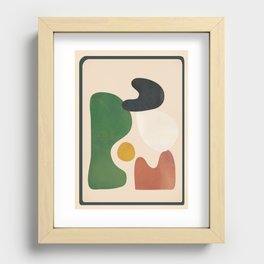 Modern Abstract Art 29 Recessed Framed Print