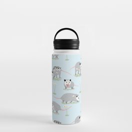 Opossums and Daisies Water Bottle