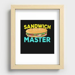 Sandwich Master Fast Food Recessed Framed Print
