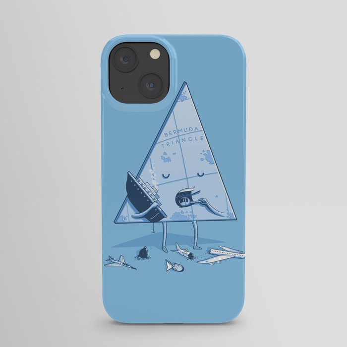 Bermuda triangle iPhone Case