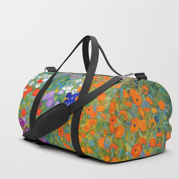 Gustav Klimt - Cottage Garden Duffle Bag
