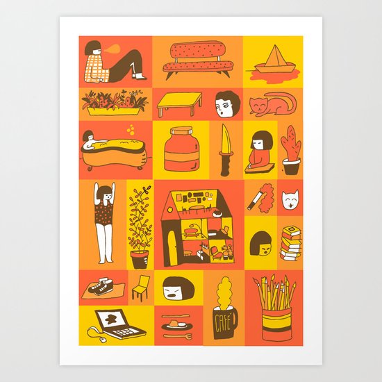 home Art Print