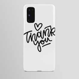 Thank You With Heart Android Case