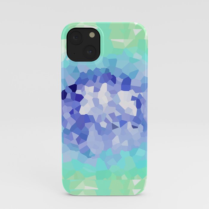Blue Crystal iPhone Case