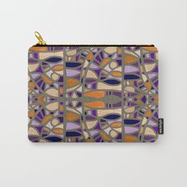 Gaudy Gaudi orange & purple Carry-All Pouch