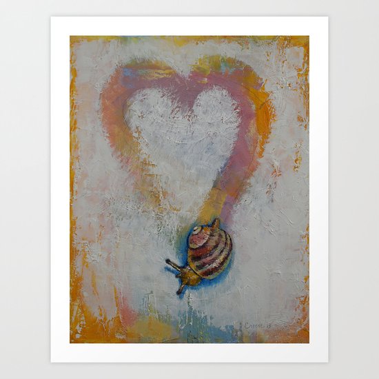 Snail Art Print