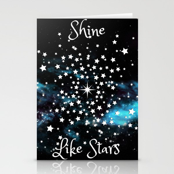 Shine Like Stars Stationery Cards