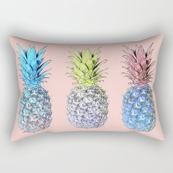 Haha pineapples Rectangular Pillow