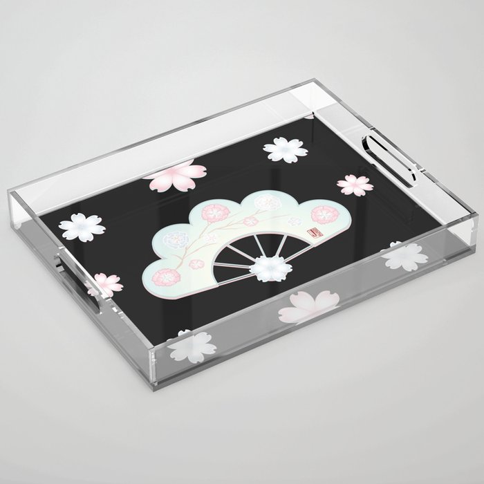 Sakura wind Acrylic Tray