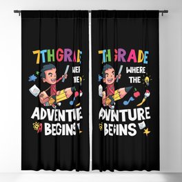 7th Grade Where The Adventure Begins Blackout Curtain