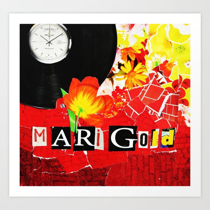 Marigold In Utero B Side Song Alternative Cover Art Art Print by