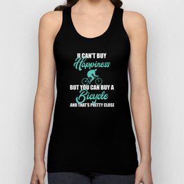 Bicycle and happiness Unisex Tank Top