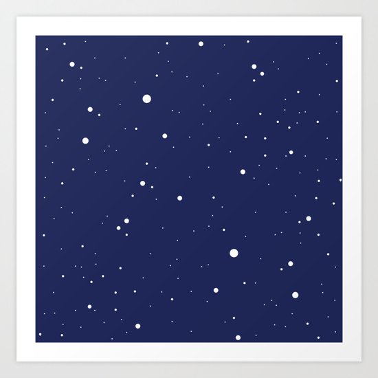 Night sky Art Print