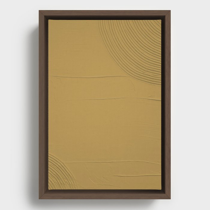 rippled Framed Canvas