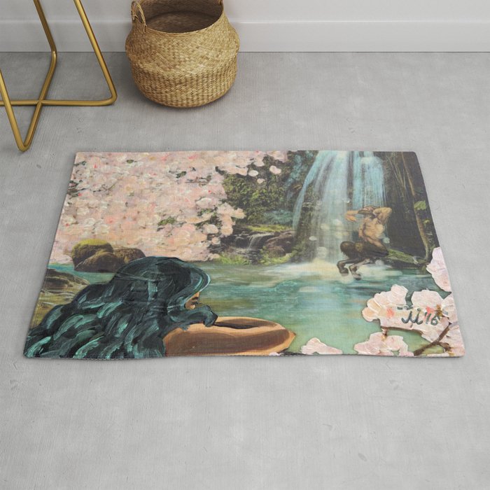 The Faun and the Mermaid Rug