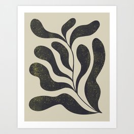 Abstract Plant No. 1 Art Print