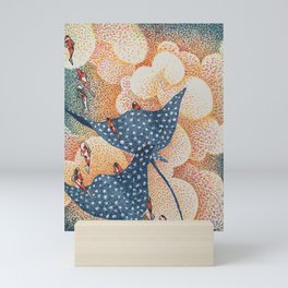 Eagle Ray & Koi Mini Art Print