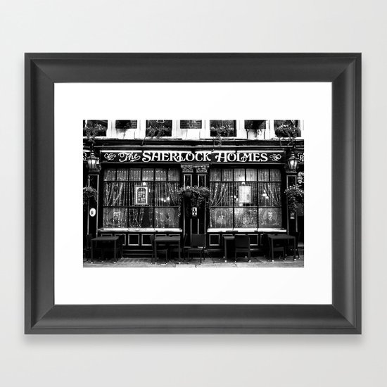 The Sherlock Holmes Pub London Framed Art Print