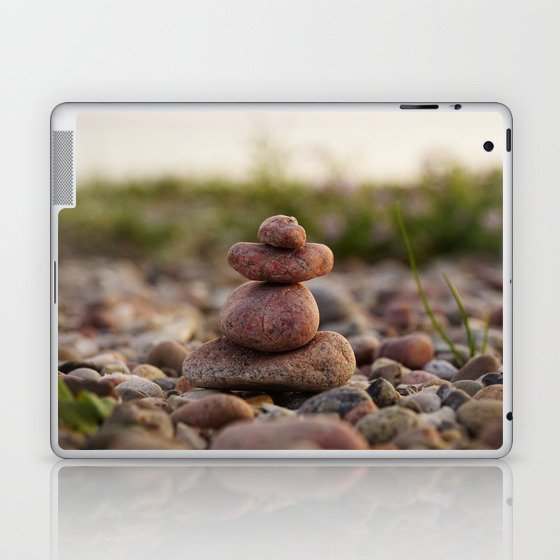 Balancing Stones Photo Print Laptop & iPad Skin
