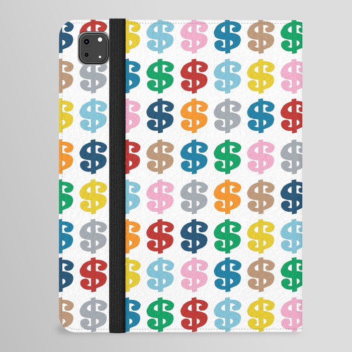Colourful Money Repeat iPad Folio Case