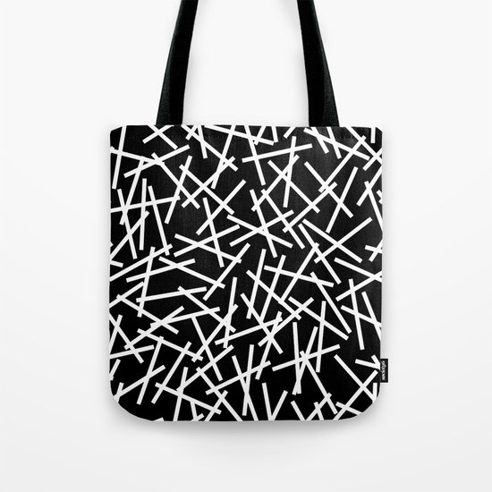 Kerplunk Black and White Tote Bag