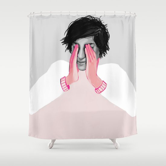 A Touch of Pink 02 Shower Curtain