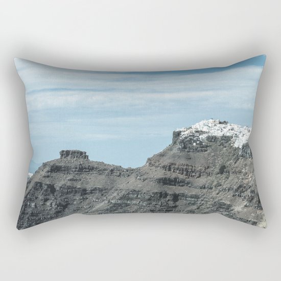 Santorini, Greece 16 Rectangular Pillow