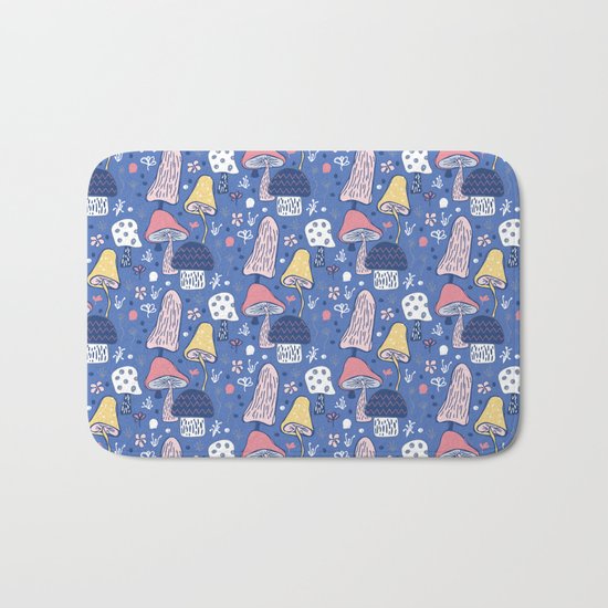 Mushroom Garden Bath Mat