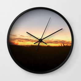sunset Wall Clock