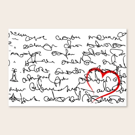 Message Canvas Print