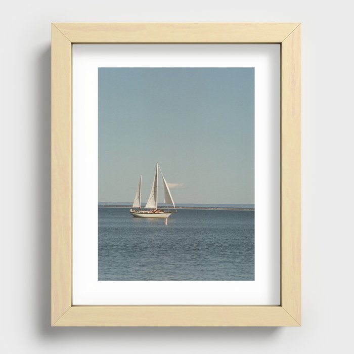 The Sailboat Recessed Framed Print