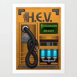 HEV Charger Art Print