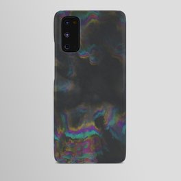 Digital glitch and distortion effect Android Case