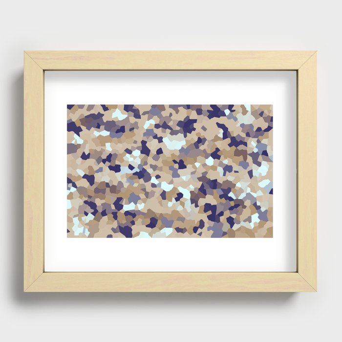 Small spots of paint - Abstract painting style Recessed Framed Print