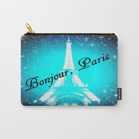 Bonjour, Paris! Carry-All Pouch