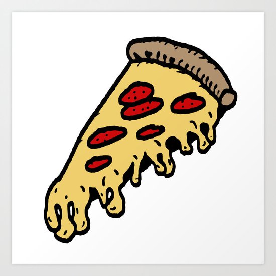 pizza Art Print