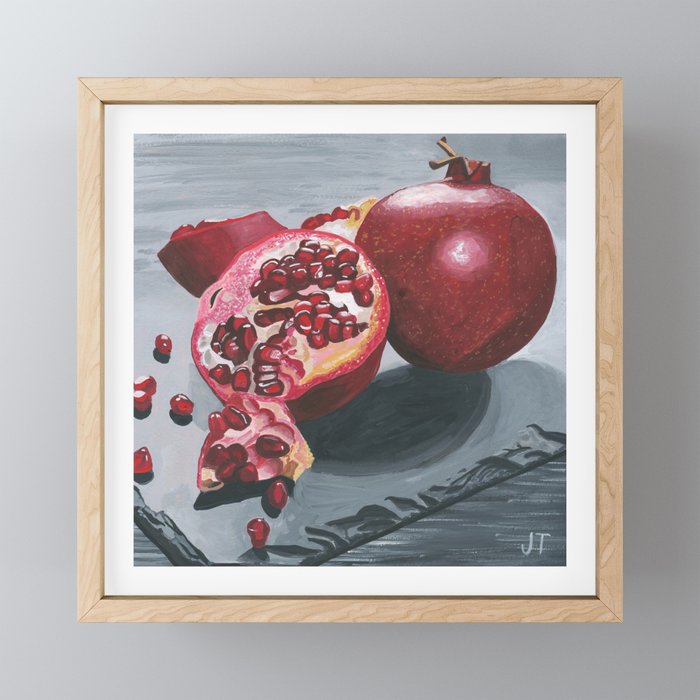 Pomegranates Framed Mini Art Print